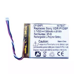 耳機 電池 適用於 Sony XDR-P1DBP,Sony SF-03
