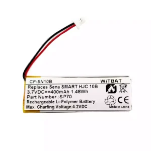 耳機 電池 適用於 Sena SMART HJC 10B,Sena Smart HJC 20B