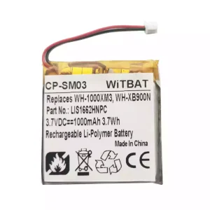 耳機 電池 適用於 Sony WH-1000XM4,WH-1000XM3,WH-XB900N,WH-CH710N/B,1588-0911,WH-H910N