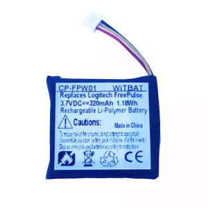 耳機 電池 適用於 Logitech FreePulse,980461-0403