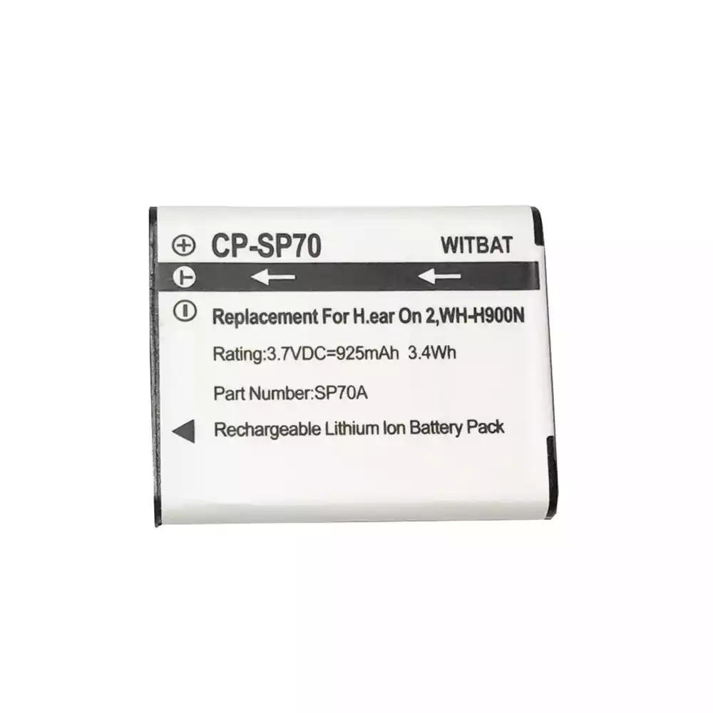 耳機 電池 適用於 Sony NP-SP70,SP70A,SP70B