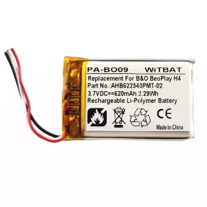 耳機 電池 適用於 Bang & Olufsen AHB622540PMT-02,643826,1643874