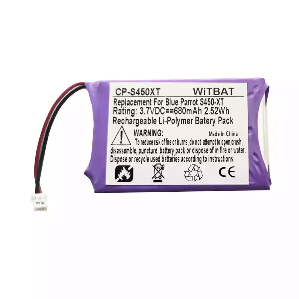 耳機 電池 適用於 VXi BlueParrott S450-XT,B350-XT,B550-XT,PL363450