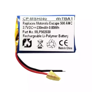 耳機 電池 適用於 Motorola Escape 500 ANC,SH040,SH043,Escape 800 ANC
