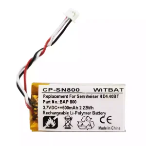 耳機 電池 適用於 Sennheiser BAP 800,AHB571935PCT-03