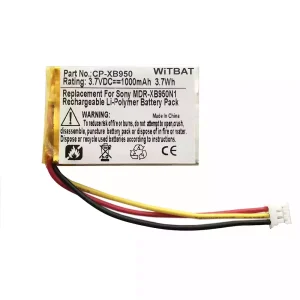耳機 電池 適用於 Sony WH-CH700N,MDR-XB950N1,SRS-WS1