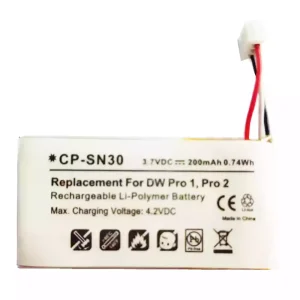 耳機 電池 適用於 504374 for Sennheiser DW Pro1  DW Pro2, SD Pro1 SD Pro2,504374