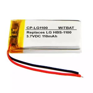 耳機 電池 適用於 LG HBS-1100,HBS-A100,HBS-810,AEC501224