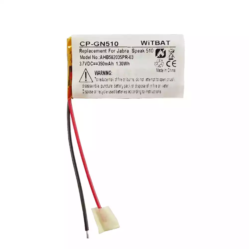 耳機 電池 適用於 Jabra Speak 510,AHB582035PR-03
