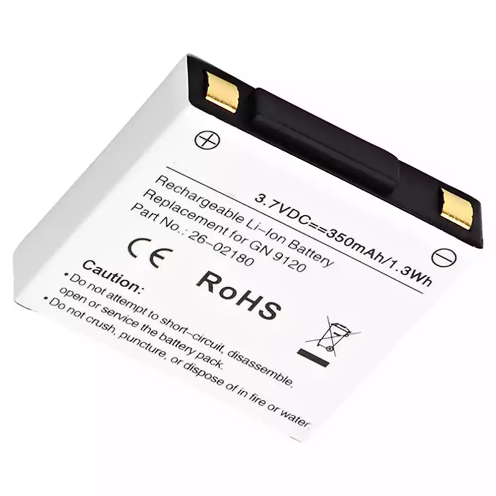 耳機 電池 適用於 Jabra GN Netcom 9120,9125