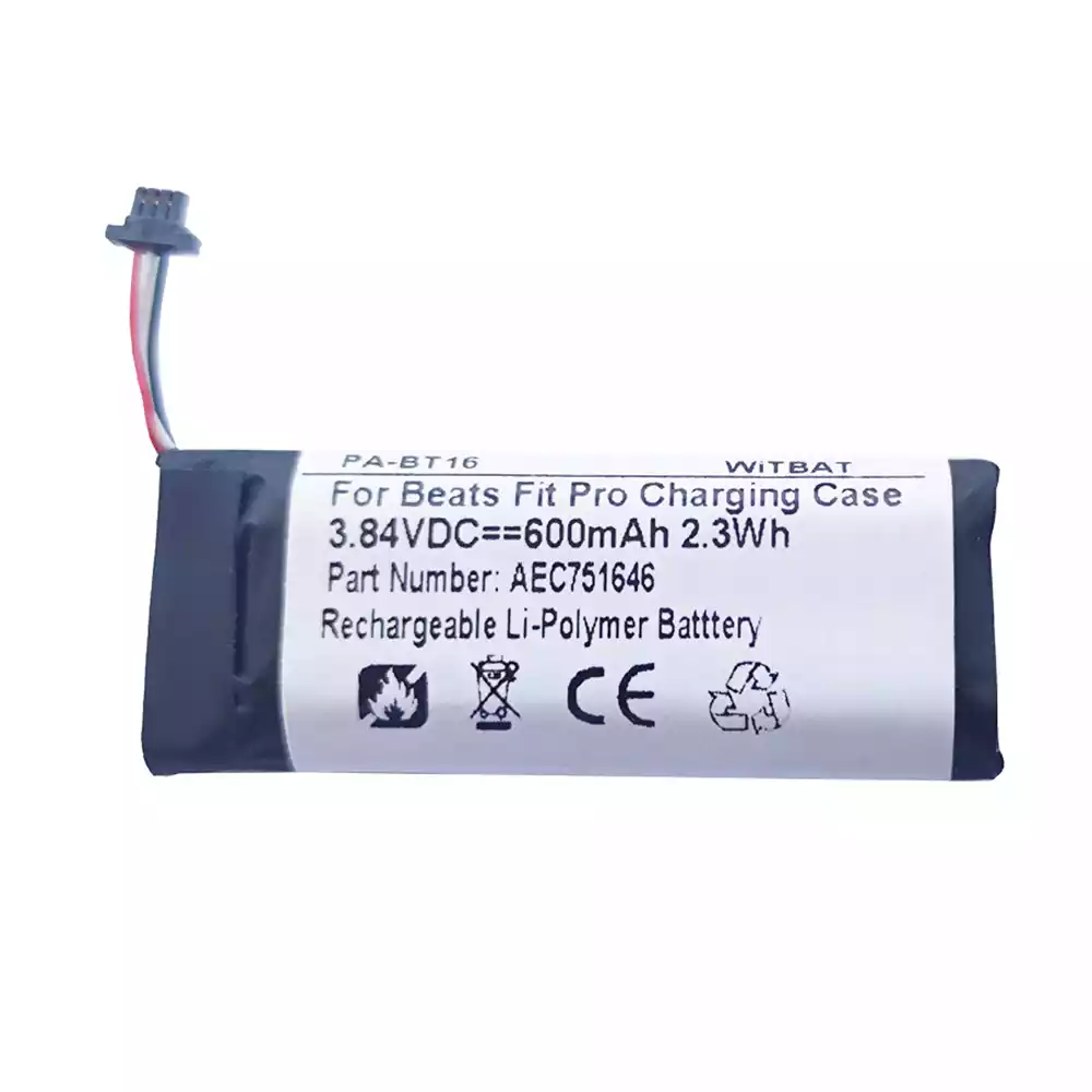 耳機 電池 適用於 Beats Fit Pro 充電盒,AEC751646