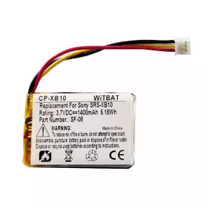 音箱 電池 適用於 Sony SF-08,1-853-641-13,533-000107