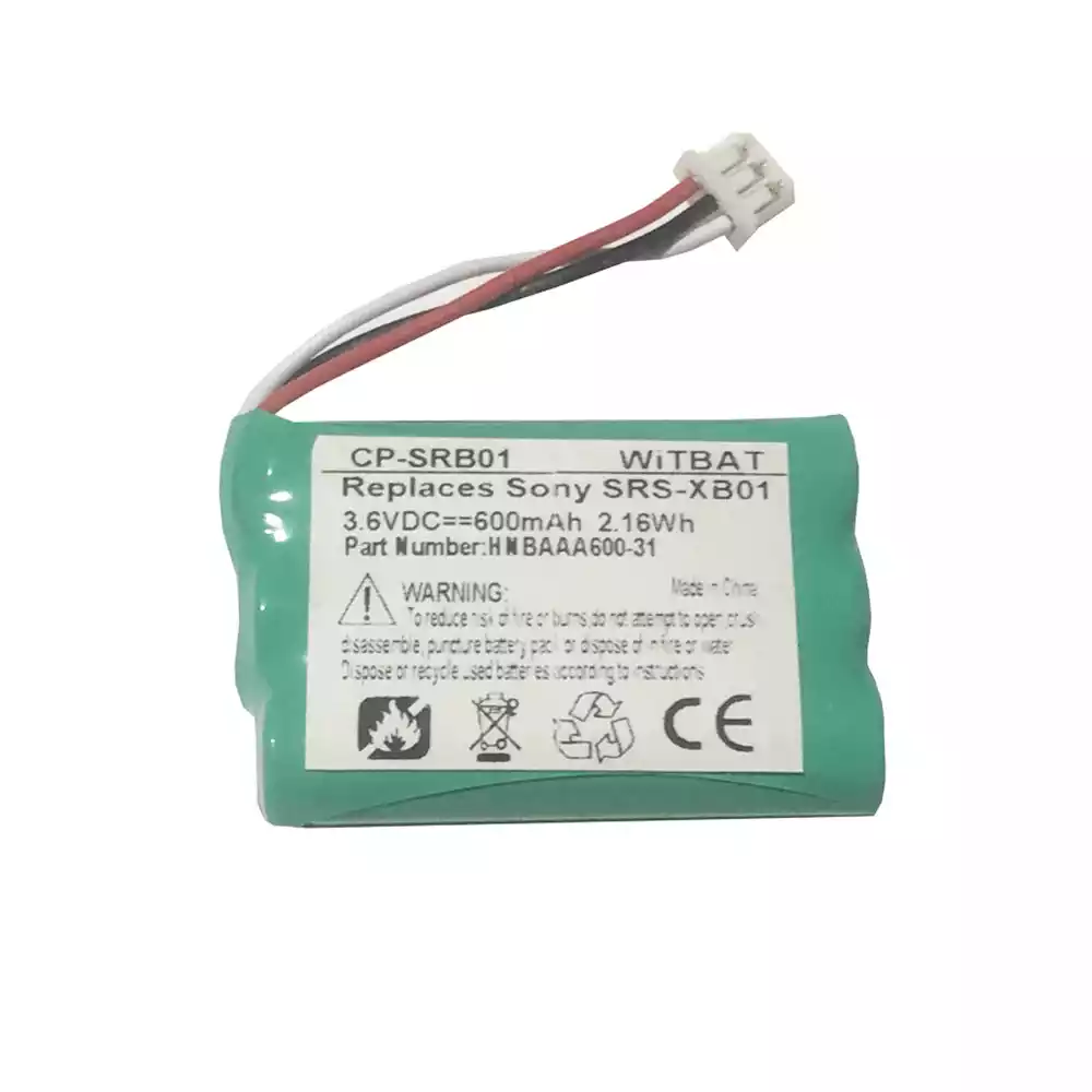 音箱 電池 適用於 Sony SRS-XB01,HNBAAA600-31