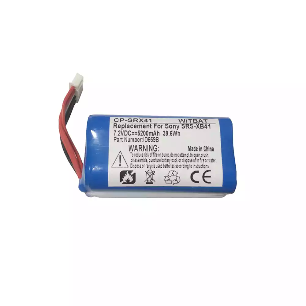 音箱 電池 適用於 Sony SRS-XB30,SRS-XB41,SRS-XB43,ID659B