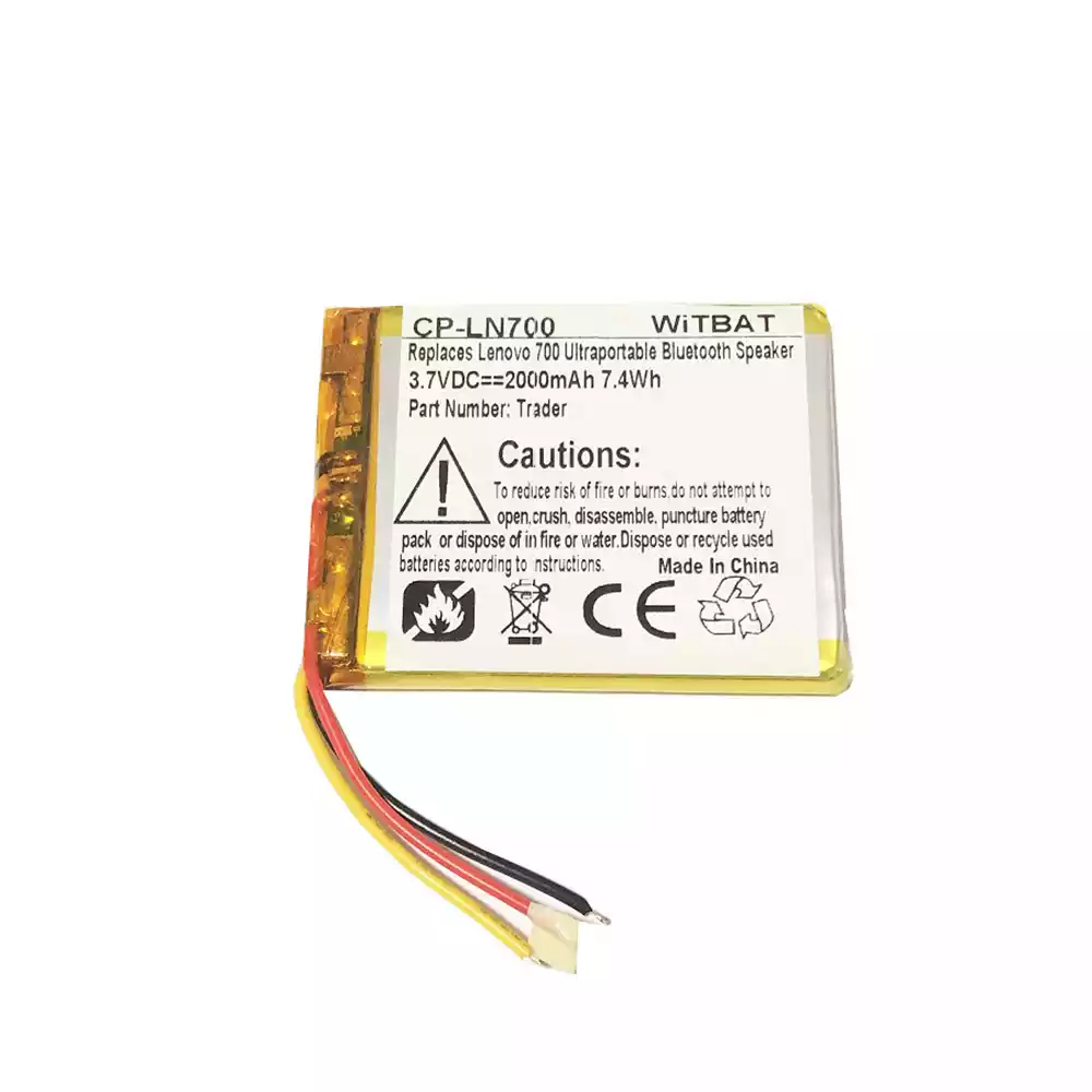 音箱 電池 適用於 LENOVO 700Ultraportable Bluetooth Speaker,LX001,Trader