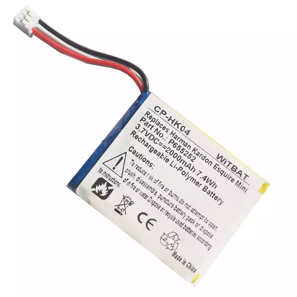 音箱 電池 適用於 Harman Kardon Esquire Mini,P655252