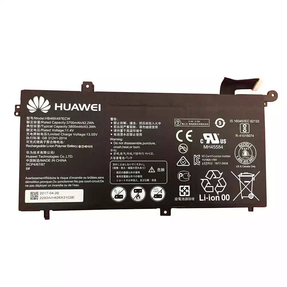 筆電 電池 適用於 [HUAWEI]華為 HB46K497ECW