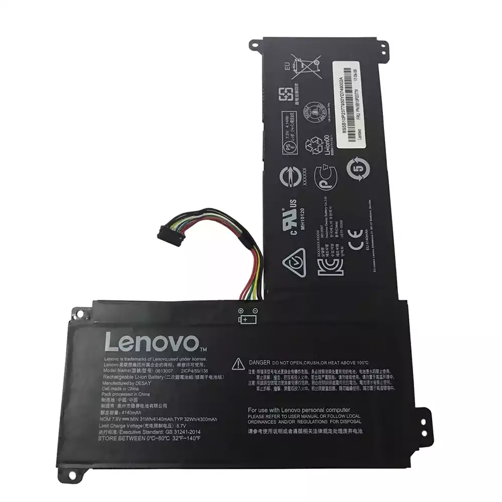 筆電 電池 適用於 [LENOVO]聯想 0813007,5B10P23779