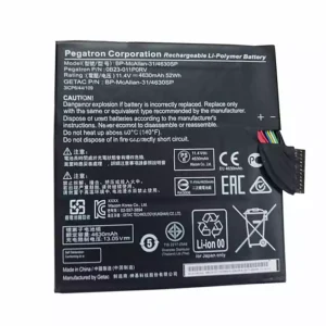 筆電 電池 適用於 Pegatron BP-McAllan-31,BP-McAllan-31/4630SP,OB23-011P0RV