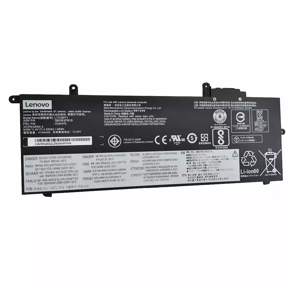 筆電 電池 適用於 [LENOVO]聯想 01AV471,01AV472,SB10K97618,SB10K97619
