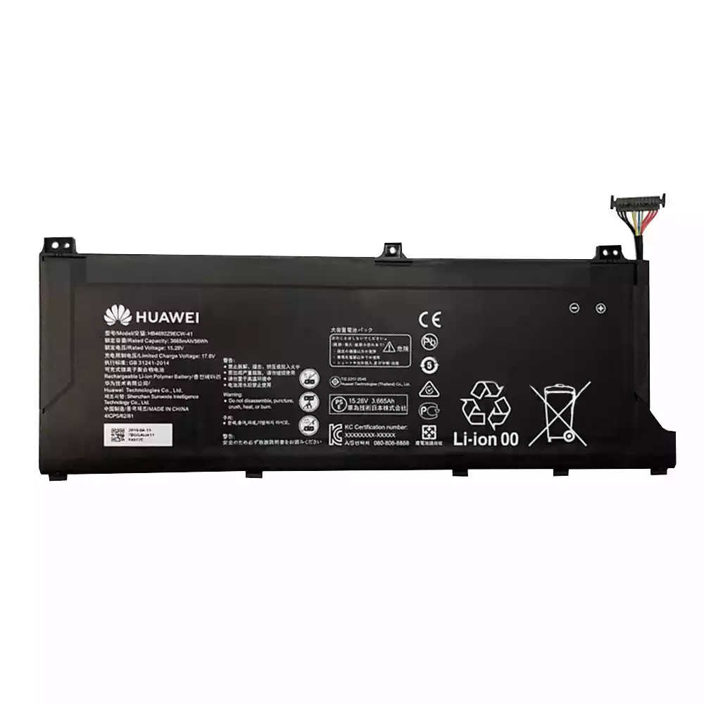 筆電 電池 適用於 [HUAWEI]華為 HB4692Z9ECW-41,HB469229ECW-41