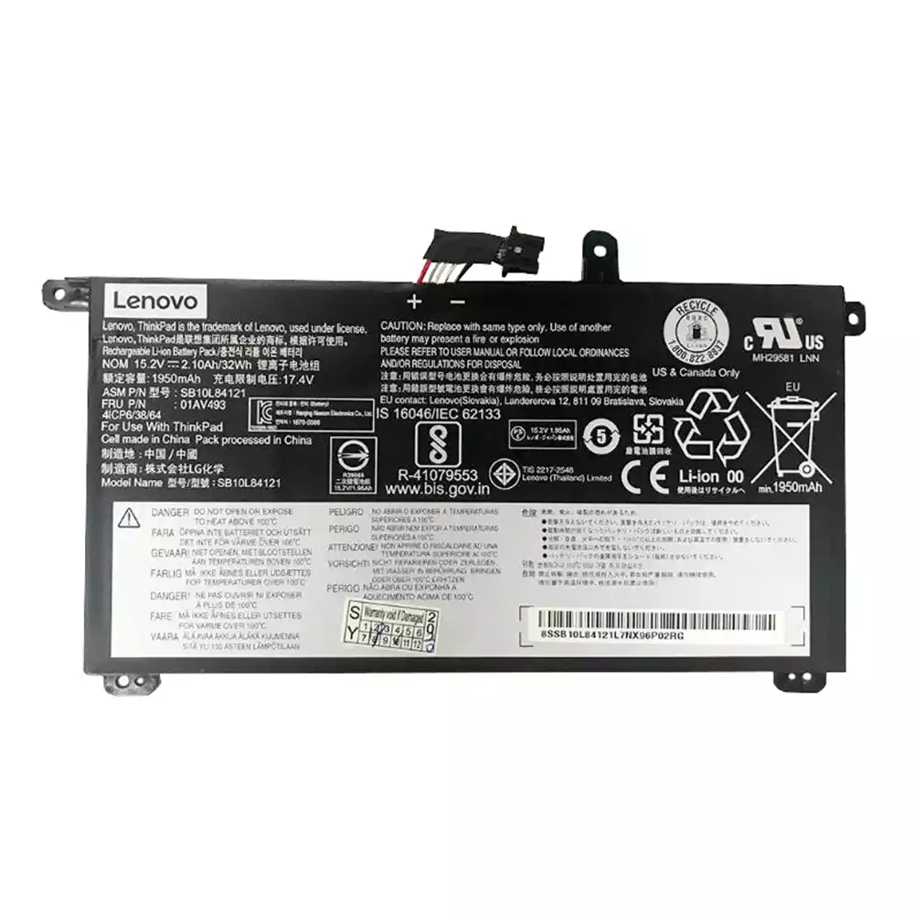 筆電 電池 適用於 [LENOVO]聯想 01AV493 00UR892 SB10L84121