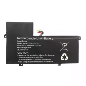 筆電 電池 適用於 GSP4274115