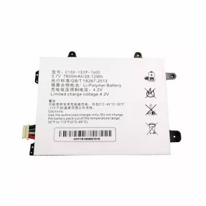 平板電腦 電池 C100-1S2P-7600,HASEE PCPAD X5