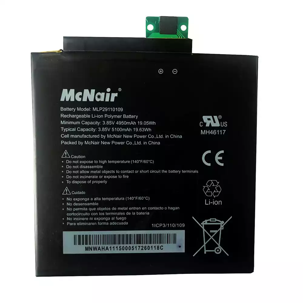 平板電腦 電池 McNair MLP29110109