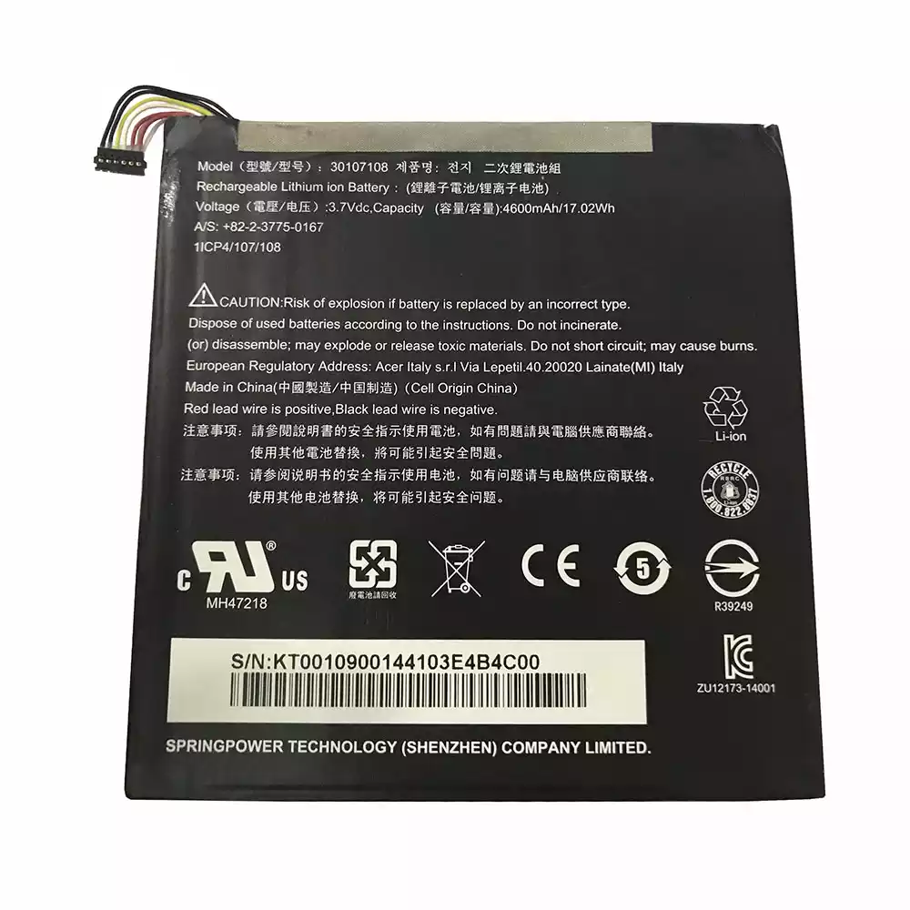 平板電腦 電池 [ACER]宏基 30107108,Acer A1-840