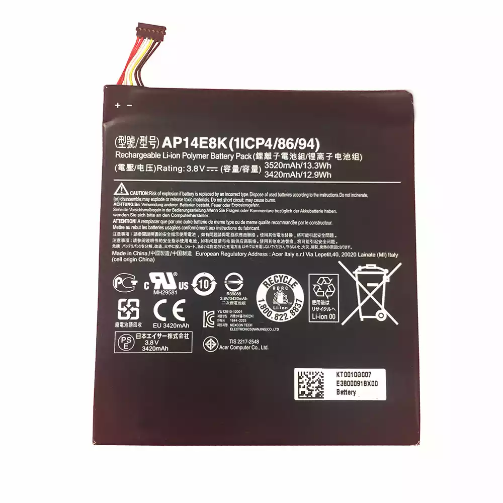 平板電腦 電池 [ACER]宏基 AP14E8K