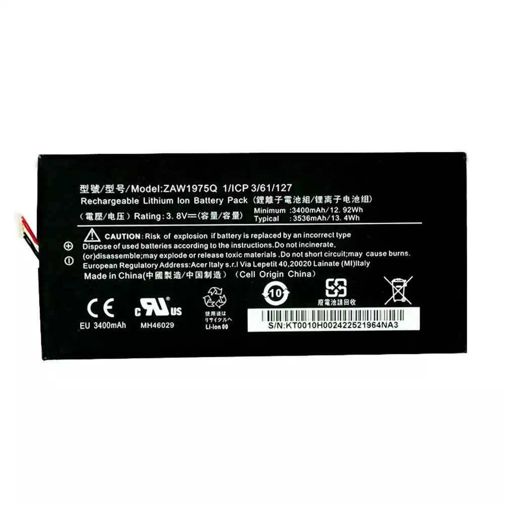 平板電腦 電池 [ACER]宏基 ZAW1975Q,Iconia Tab 7 A1-713HD