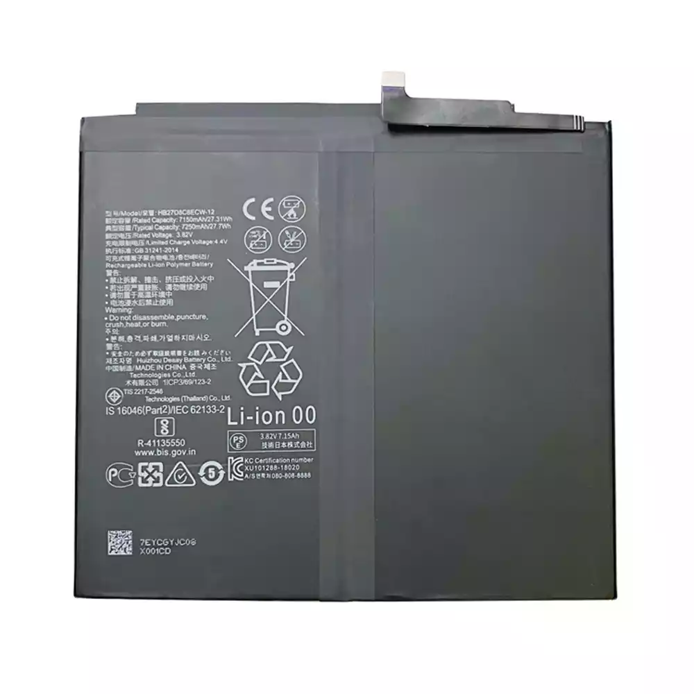 平板電腦 電池 Honor Tablet V6,Honor Tablet V7,Honor Tablet V7 Pro,BRT-W09 BRT-AL00 KRJ-W09 KRJ-AN00,KJR-AL00 BAH3-W09 BAH3-AL00