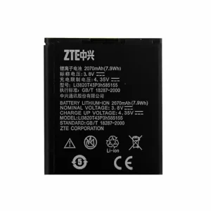 全新電池 Li3820T43P3h585155 適用於 ZTE N983,V983,U960E,Z998,Z930C,Z930L,N9510,N9511,Z796C