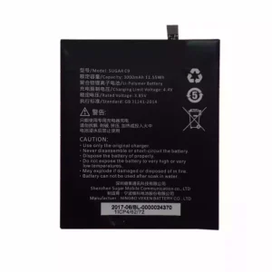 全新電池 適用於 SUGAR C9