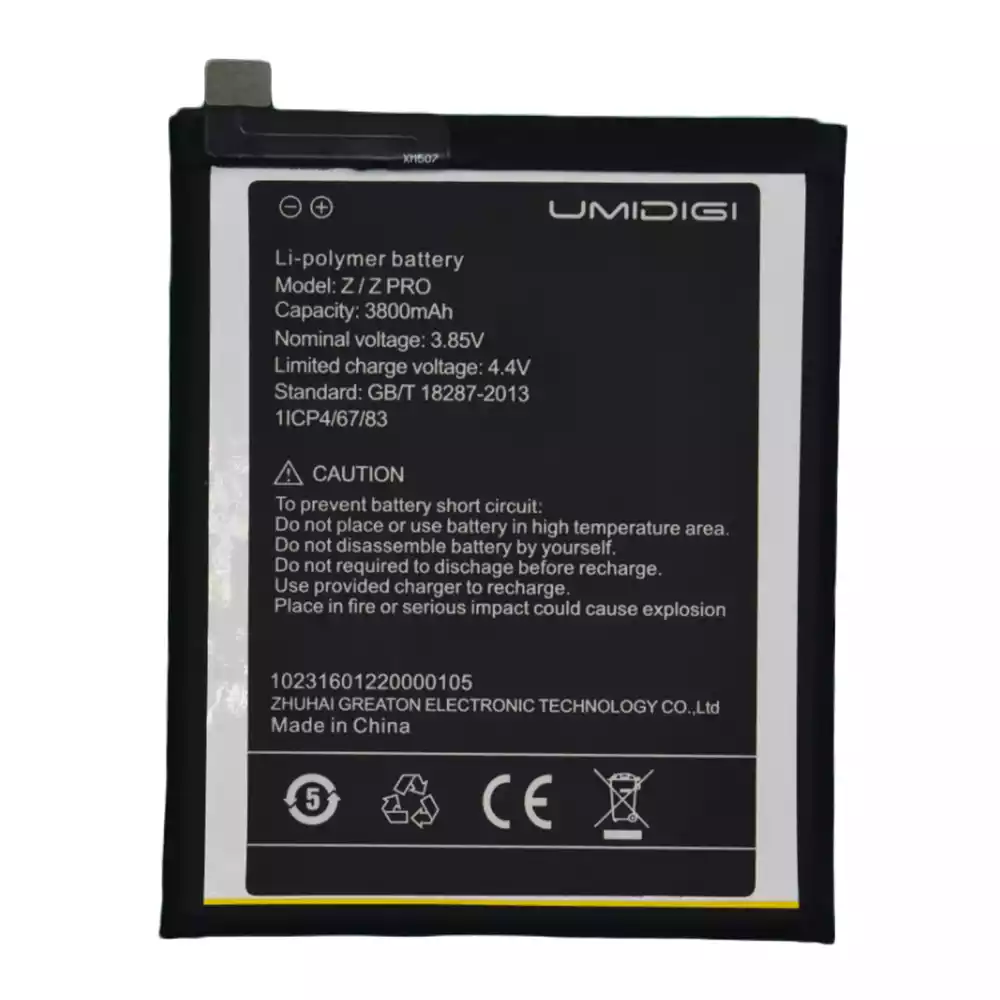 全新電池 適用於 UMIDIGI Z/ZPRO