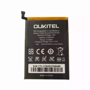 全新電池 適用於 OUKITEL K4000 plus