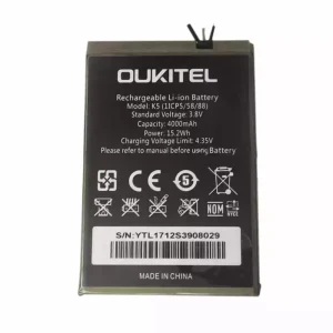 全新電池 適用於 OUKITEL K5