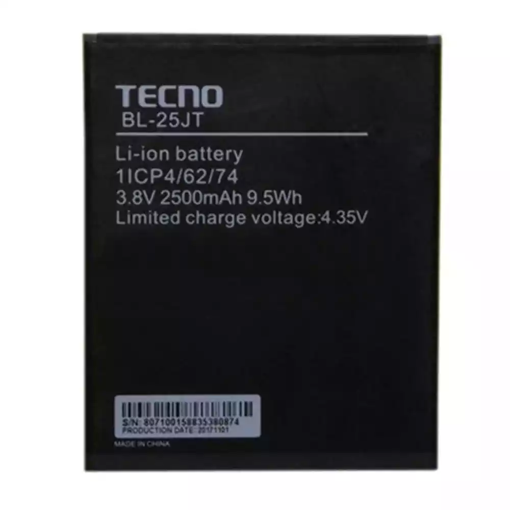 全新電池 適用於 TECNO BL-25JT