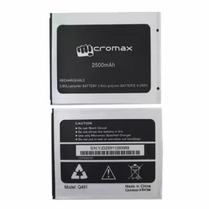 全新電池 適用於 Micromax Q491