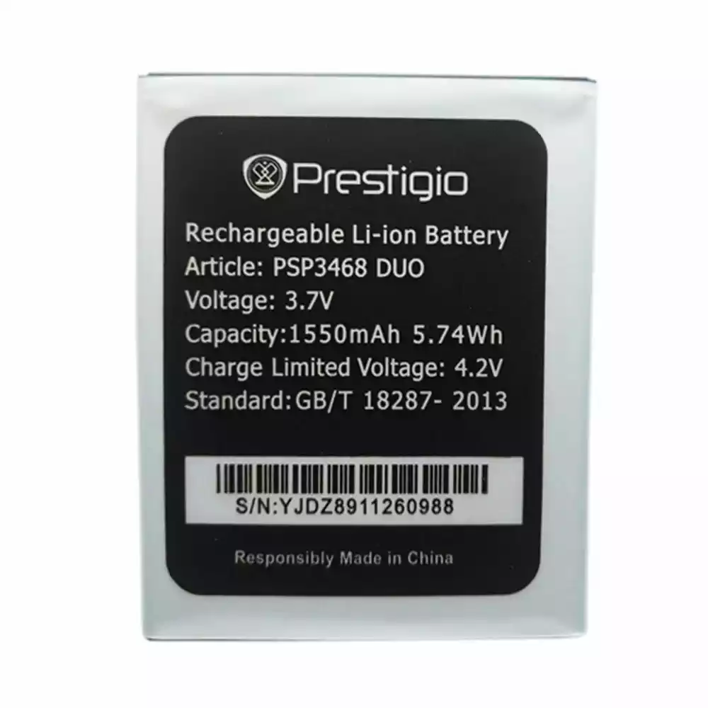 全新電池 適用於 Prestigio PSP3468 DUO