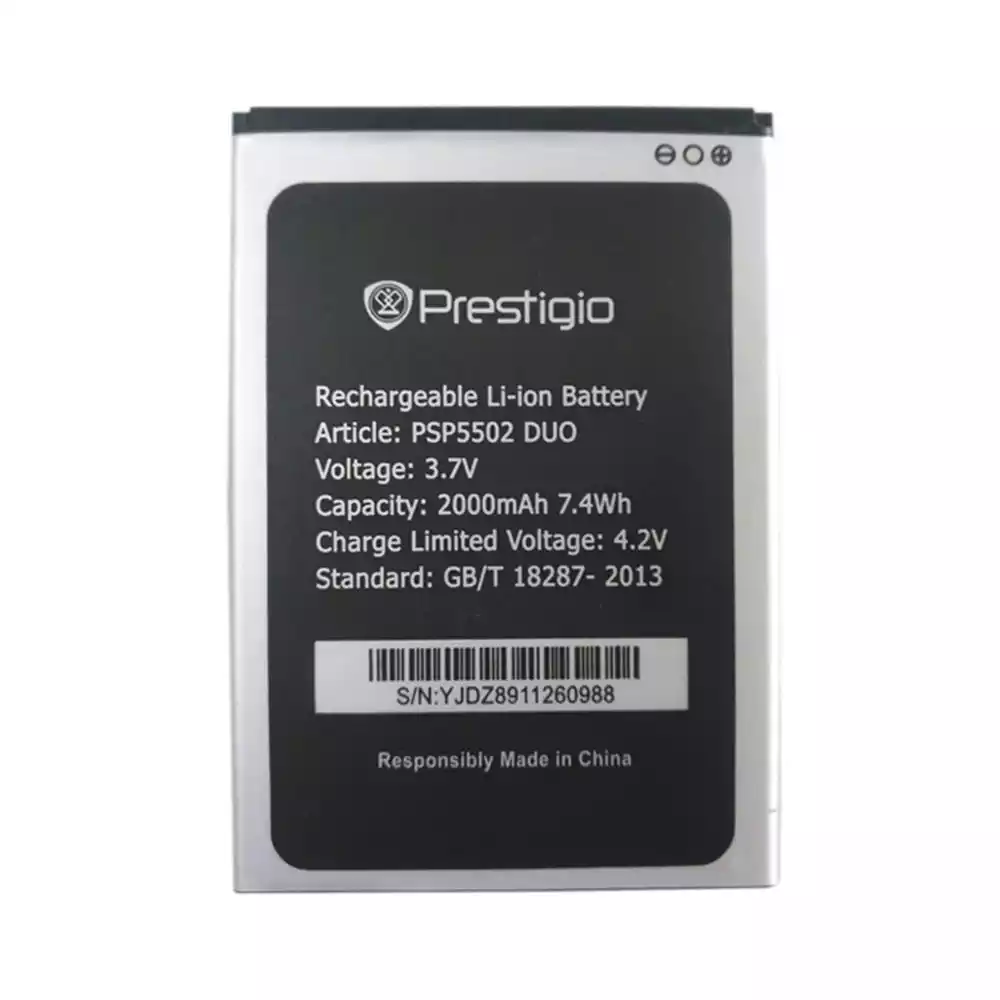 全新電池 PSP5502 DUO 適用於 Prestigio Muze A5