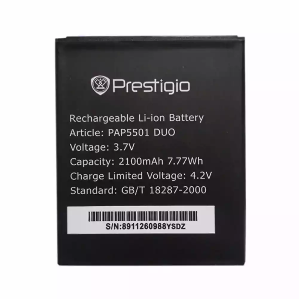 全新電池 適用於 Prestigio PAP5501 DUO