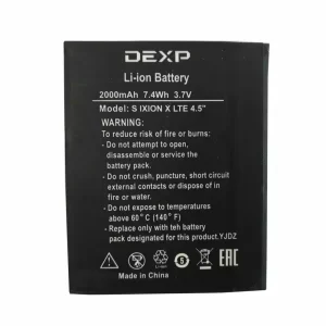 全新電池 適用於 DEXP Ixion S Ixion X LTE 4.5''