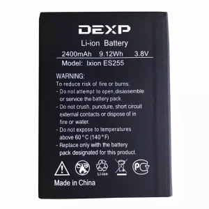 全新電池 適用於 DEXP Ixion ES255