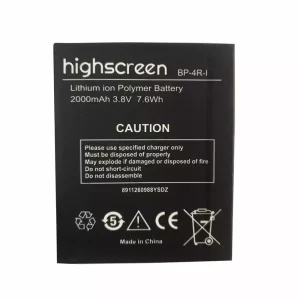 全新電池 適用於 Highscreen BP-4R-I Prime S