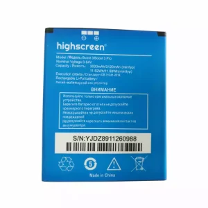 全新電池 適用於 Highscreen Boost 3，Boost 3 Pro