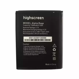 全新電池 適用於 Highscreen Alpha Rage