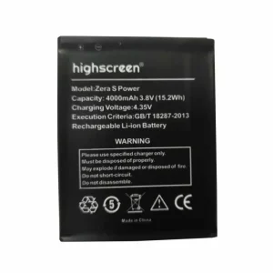 全新電池 適用於 Highscreen Zera S Power
