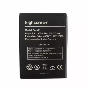 全新電池 適用於 Highscreen Zera F